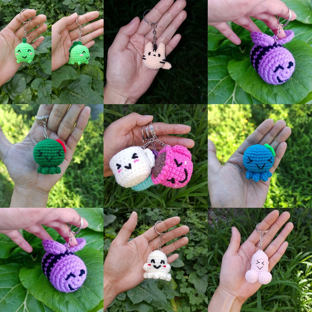 Amigurumi Keychains Crochet Gifts and Souvenirs Shopee Philippines