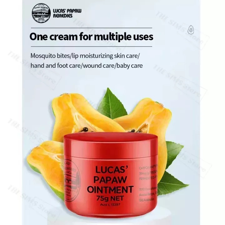 Lucas PAPAW Ointment Diaper Rash Cream Lip Balm Wound Care Papaya Skin