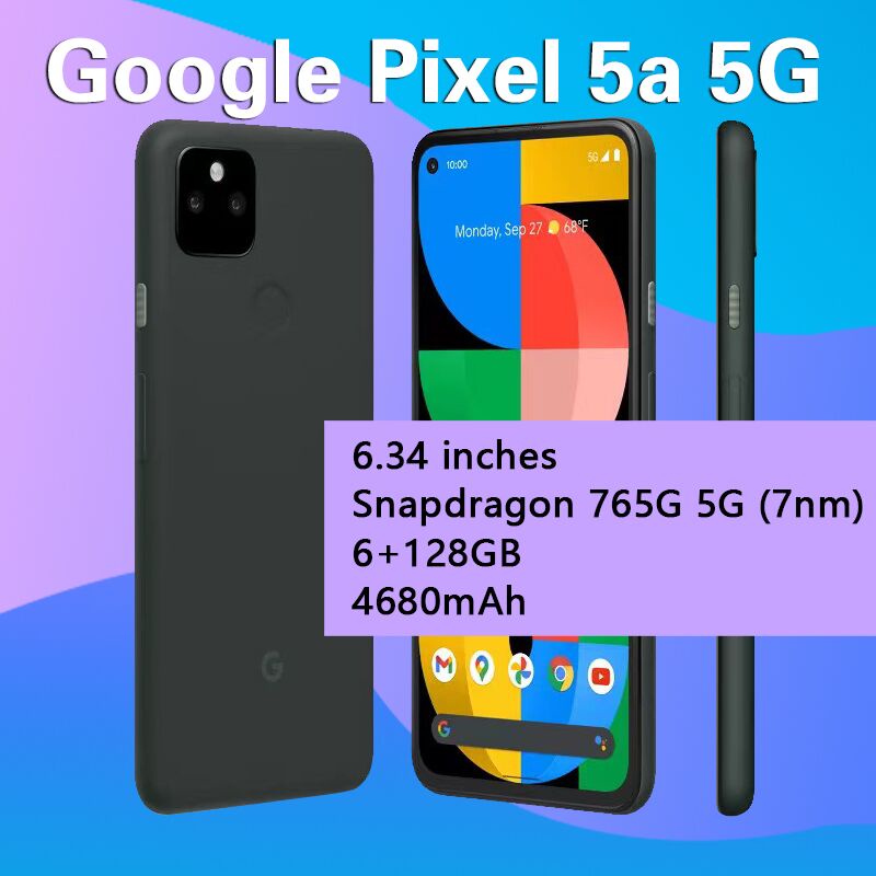 Google Pixel 5a 5G original waterproof 6.34 inche6+128GB new 5G Android