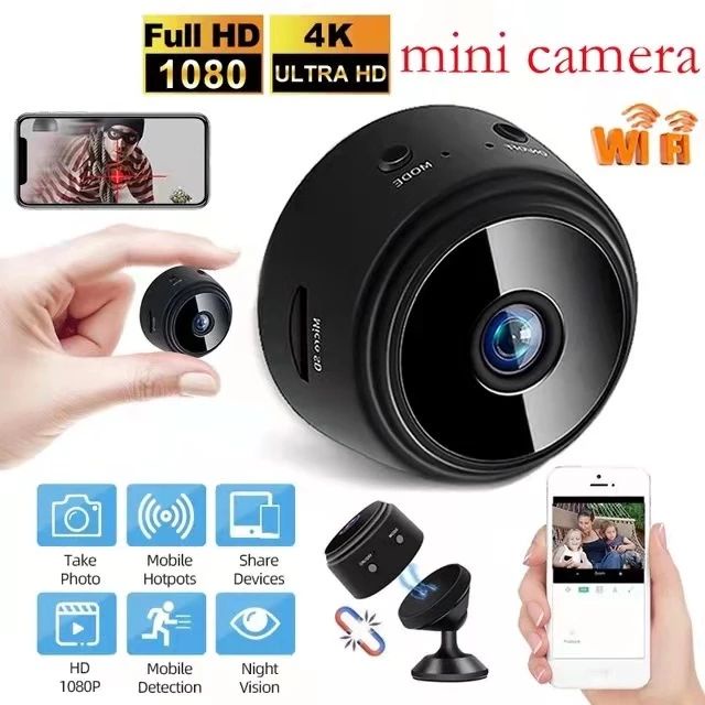 Sd Card Mini Webcam Wifi Original A9 Mini Camera CCTV Camera Wifi - Main Image
