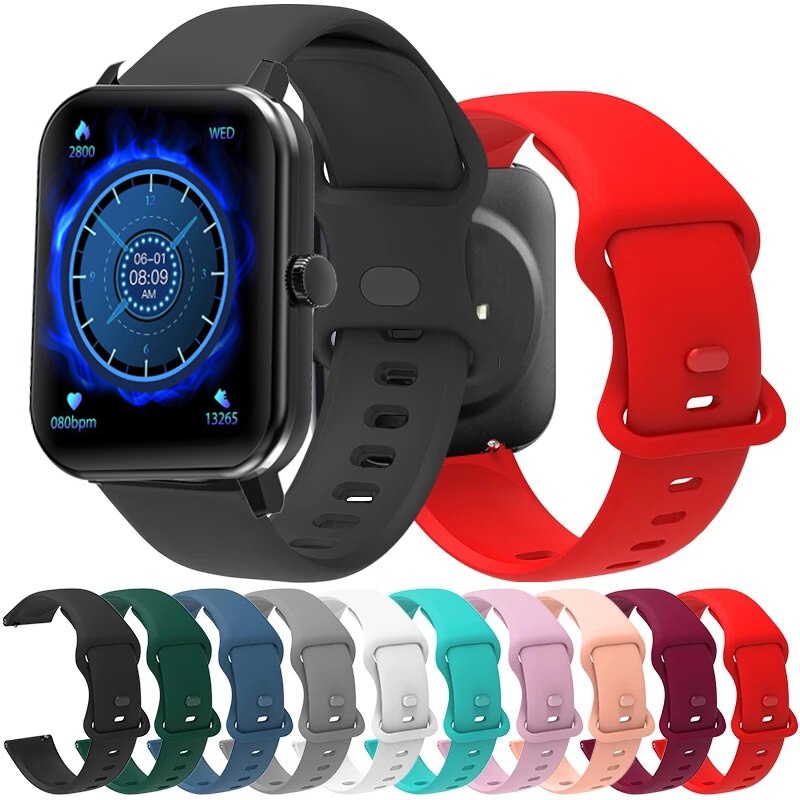 Silicone Strap for Blackview X3 Max R3 R3Pro R5 R8 Smart Watch Rubber