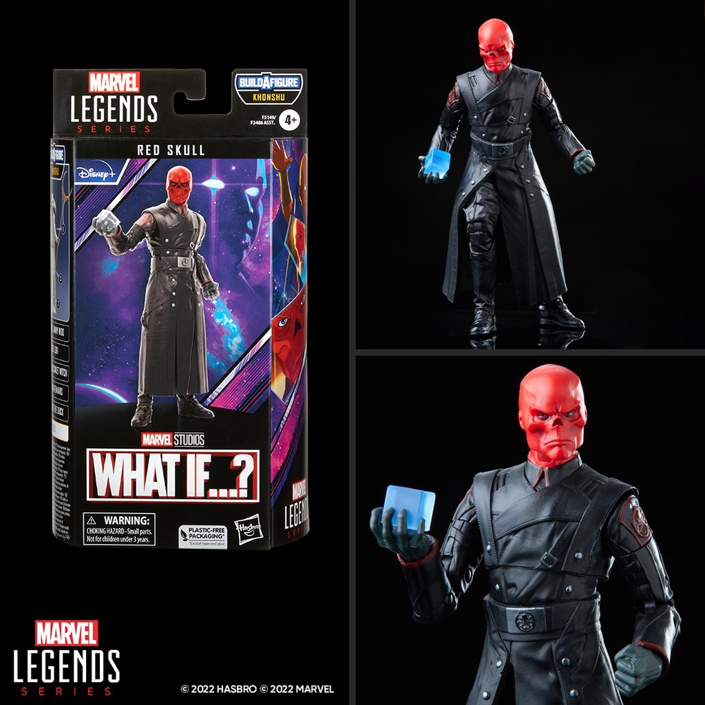 CLEARANCE Marvel Legends Khonshu Wave Red Skull KLB / No BAF / Brand ...