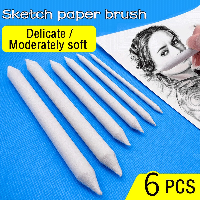 3pcs Sketchbook paper eraser pen Blending stump Professional painting ...