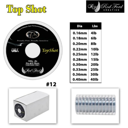Rodford Top shot Fishing Line 100m meter Shopee Philippines