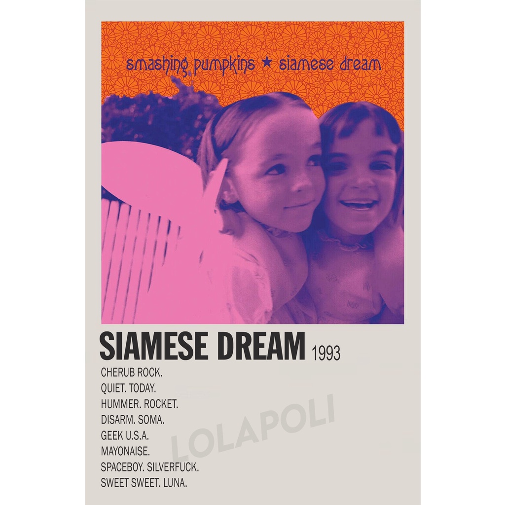 Siamese Dream Album Cover Poster The Smashing Pumpkins Shopee Philippines