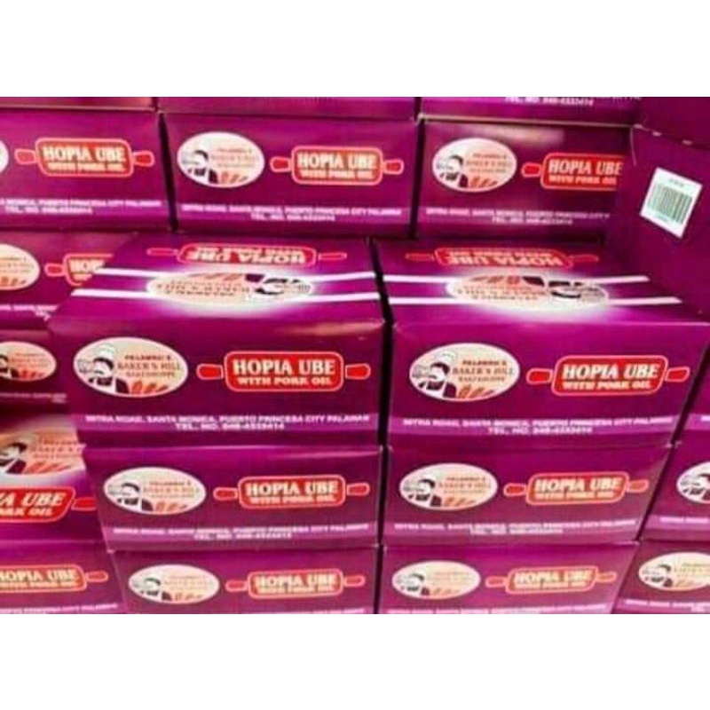 Baker's Hill Palawan Hopia Ube with pork oil Shopee Philippines