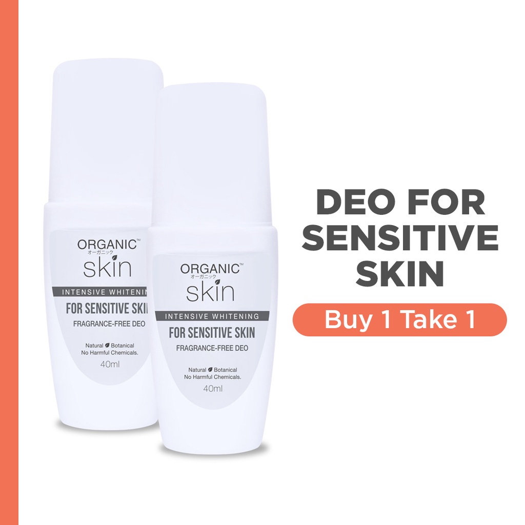 Organic Skin Japan Unscented Intensive Whitening Underarm Deodorant for