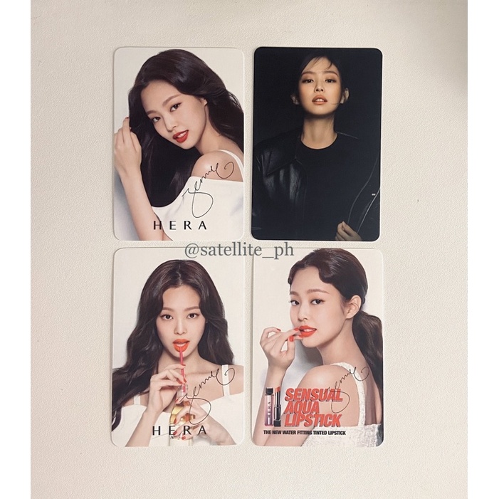 BLACKPINK JENNIE HERA OFFICIAL PHOTOCARDS x KTOWN4U | Shopee