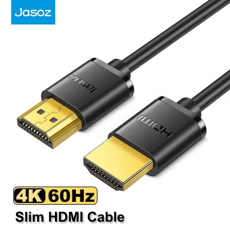 HDMI Cable Slim High Speed 4K 1080P Ultra HD Video Cables Gold ...