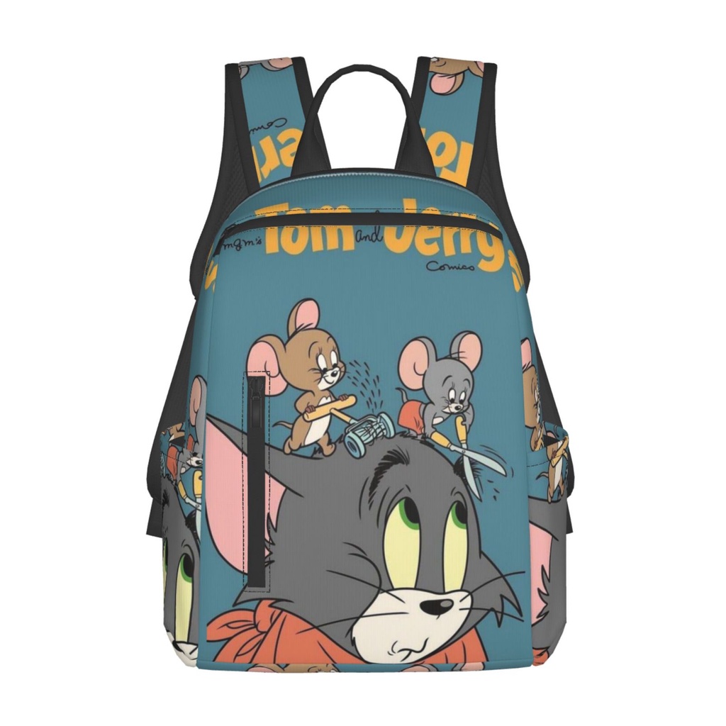 Tom & Jerry 14.7 Inches Backpacks Book Bag for Students Commuting ...