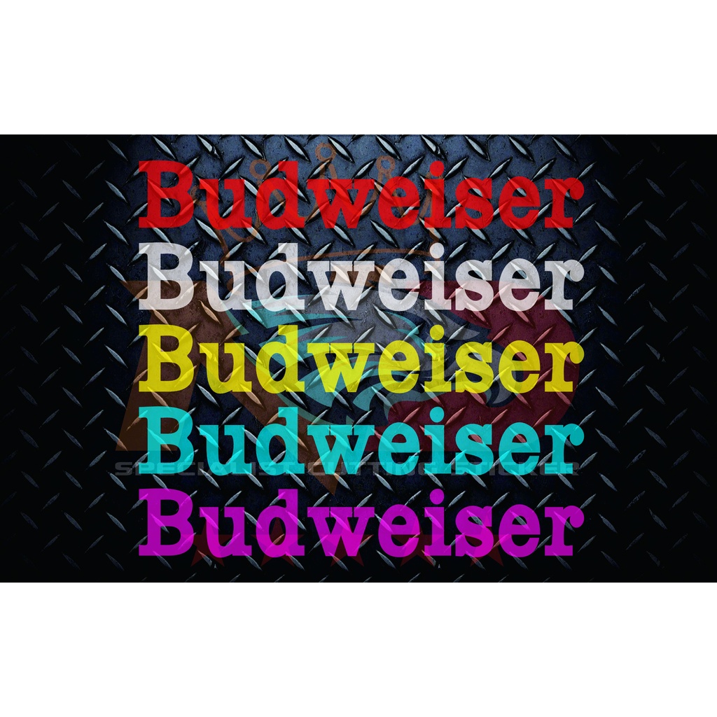 Cutting BUDWEISER stickers rame7 | Shopee Philippines