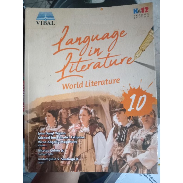 Language In Literature 10 (World Literature) | Shopee Philippines