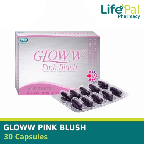GLOWW Pink Blush (30 Capsules) Shopee Philippines