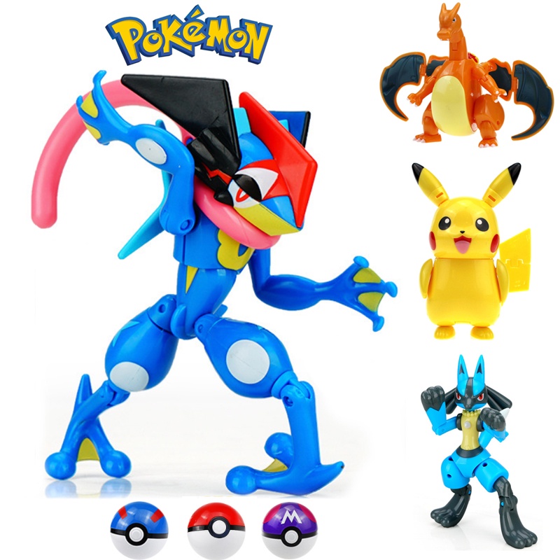 Pokemon Ball Figures 8-12 Cm Model Pokemon Toys Action Figure Pikachu ...