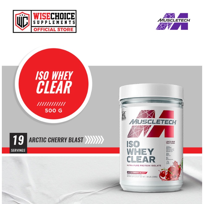Muscletech Iso Whey Clear 1.1 Lbs | Shopee Philippines