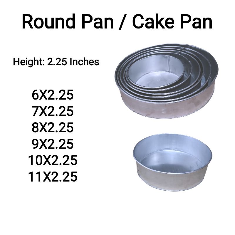 Cake Pan Round Pan Baking Tools 2.25 Inches Height | Shopee Philippines