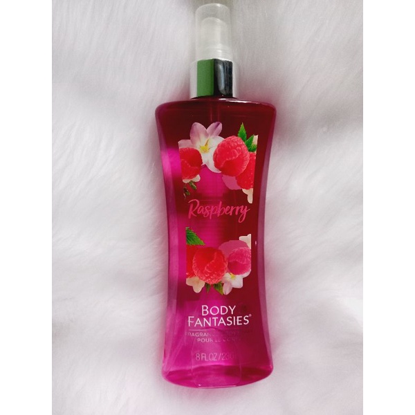 50% off Raspberry Body Fantasies fragrance body spray(236ML) | Shopee ...