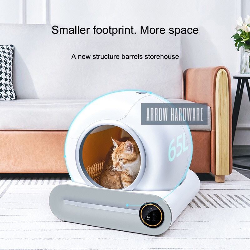 Club High quality automatic self cleaning cat litter box with ultra health counter and UV disinfect Shopee Philippines
