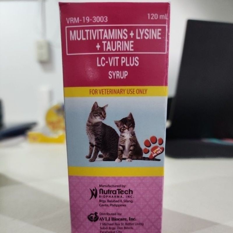 LCVIT Plus Multivitamins + Lysine + Taurine Shopee Philippines