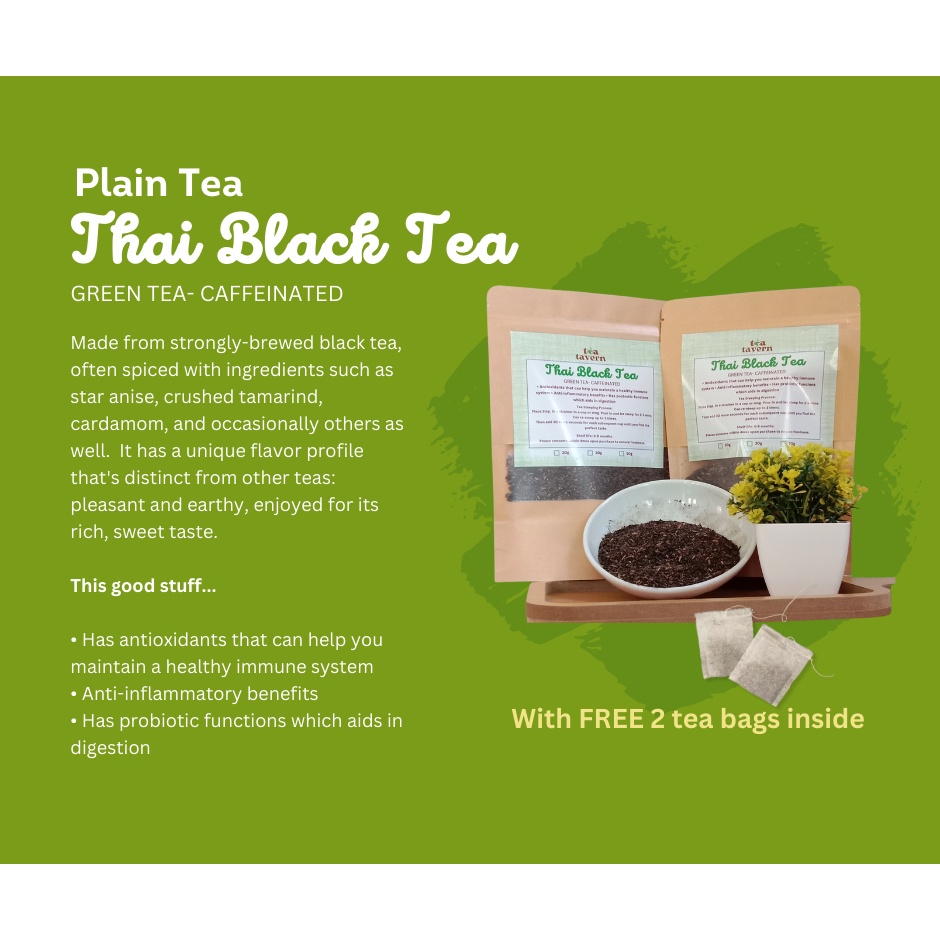 Thai Black Tea, Caffeinated Plain Tea Shopee Philippines