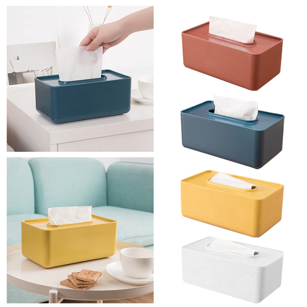 Tissue Box of Nordic Colors Simple Storage Box Living Room Paper ...