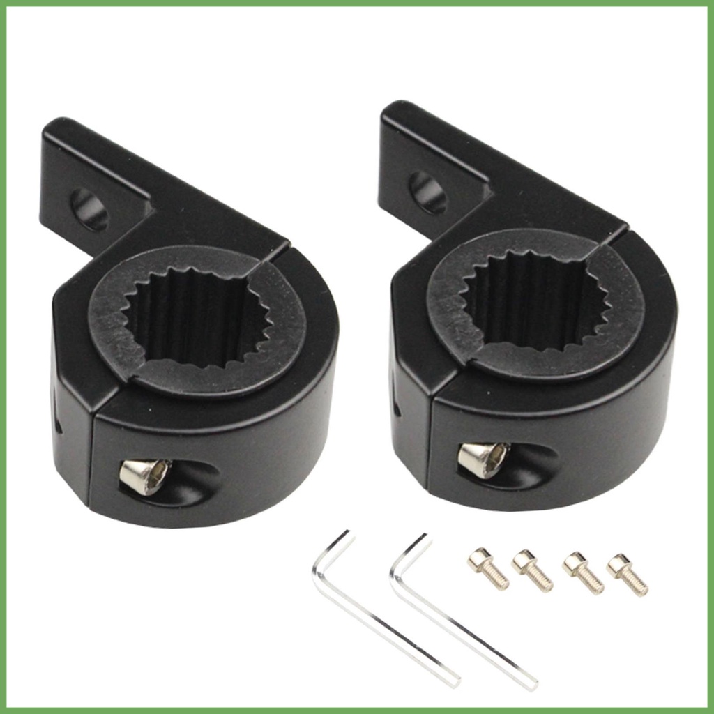Light Bar Clamp Kit Horizontal Bar Clamp Mounting Kit Fog Driving Lights Brackets for Bull Bar