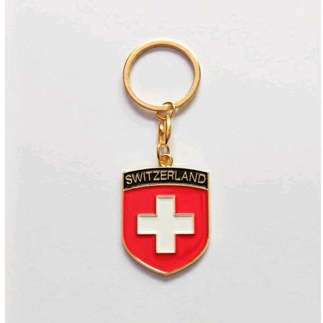 GANTUNGAN Switzerland key chain Souvenir from Switzerland, Europe ...