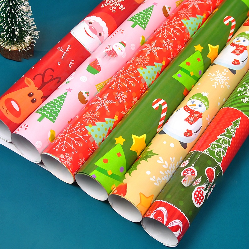Jinhzwin christmas wrapping papers rolls 4 rolls164 sq ft ttl