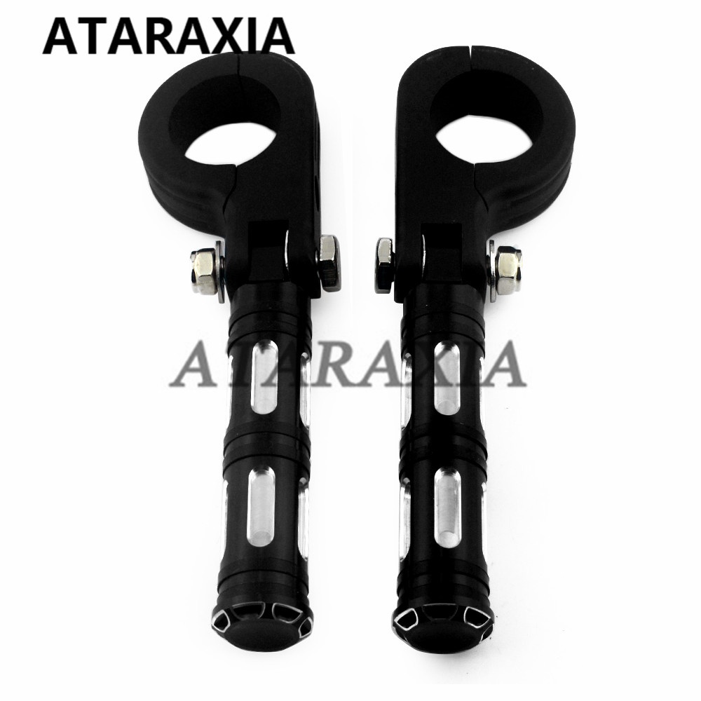 Motorcycle Highway Pegs Engine Crash Bar Foot Peg Mount Clamp 32 38mm