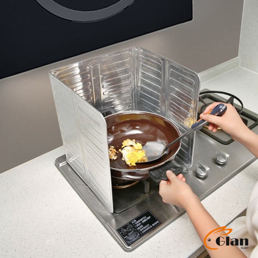 Glanxuan Aluminum plate Lead Paint oil Splash Proof Screen For 1 Stove ...