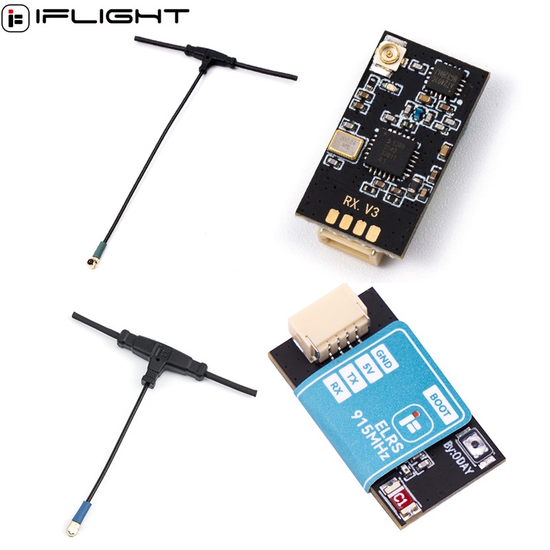 IFlight ELRS 915MHz ELRS 2.4G TX Module With 70mm 40mm Antenna Dual
