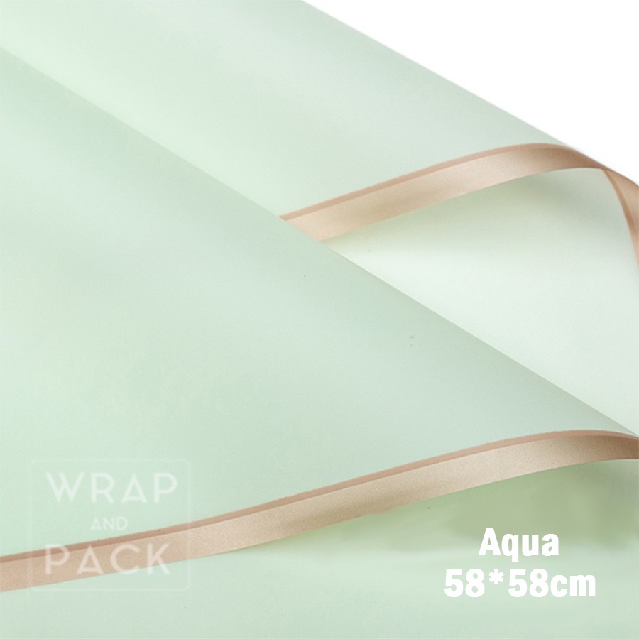 20pcs GOLD EDGE FLOWER BOUQUET WRAPPING PAPER WATERPROOF Bouquet ...