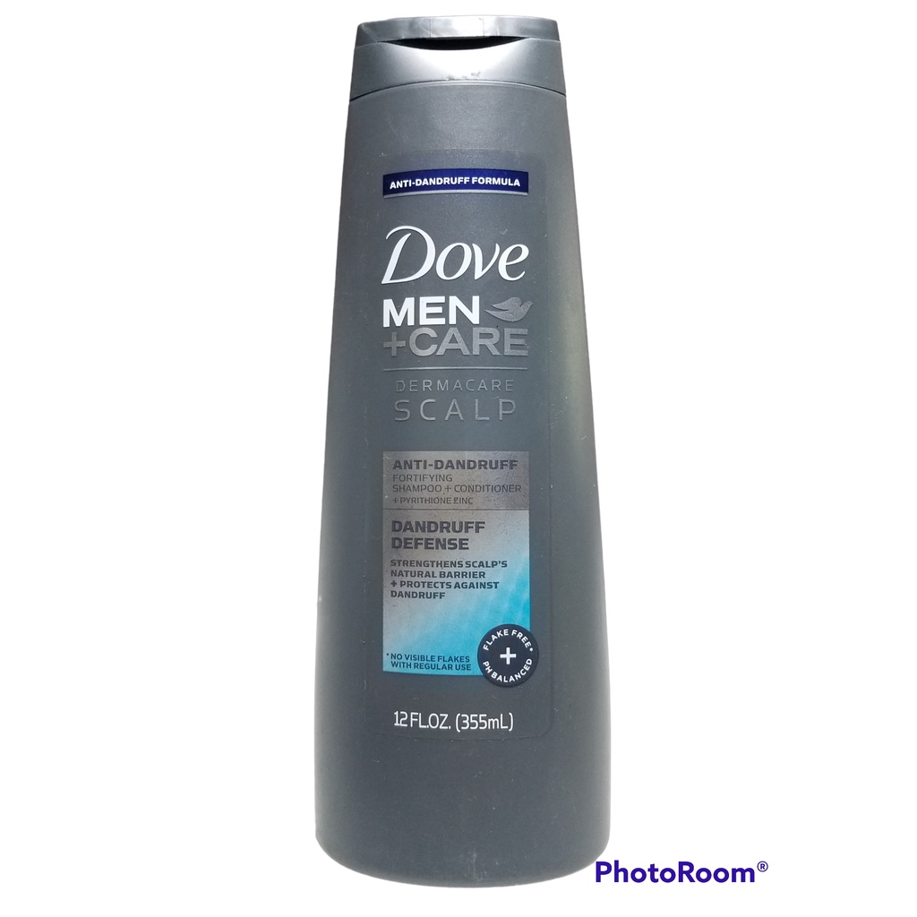 Dove Mencare Dermacare Scalp Dandruff Defense Fortifying Shampoo And Conditioner 355ml From 0056