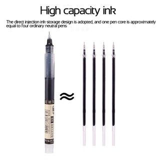 0.5mm Straight Liquid Full Needle Neutral Pen Large Capacity Quick ...