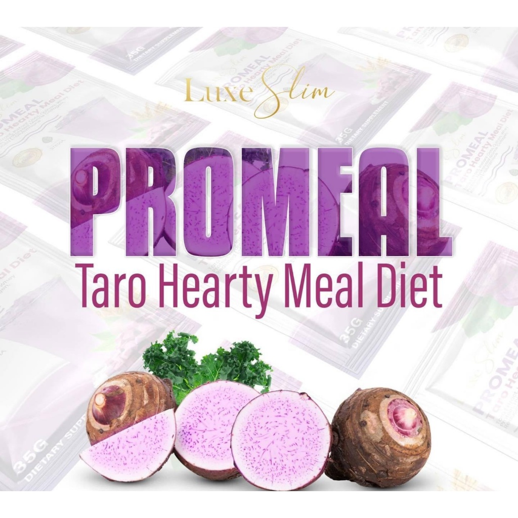 LUXE Slim Promeal Taro Hearty Meal Diet (Meal Replacement) Shopee  Philippines