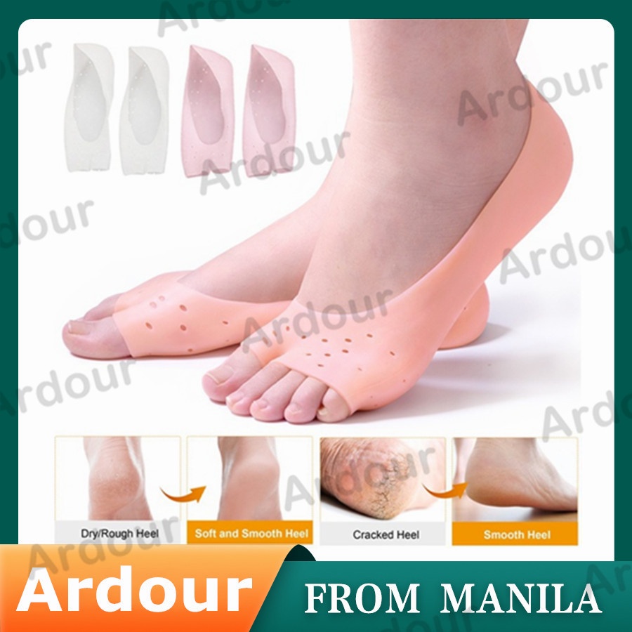 Silicone Socks Heel Protection Foot Care to Alleviate Dry Cracking ...