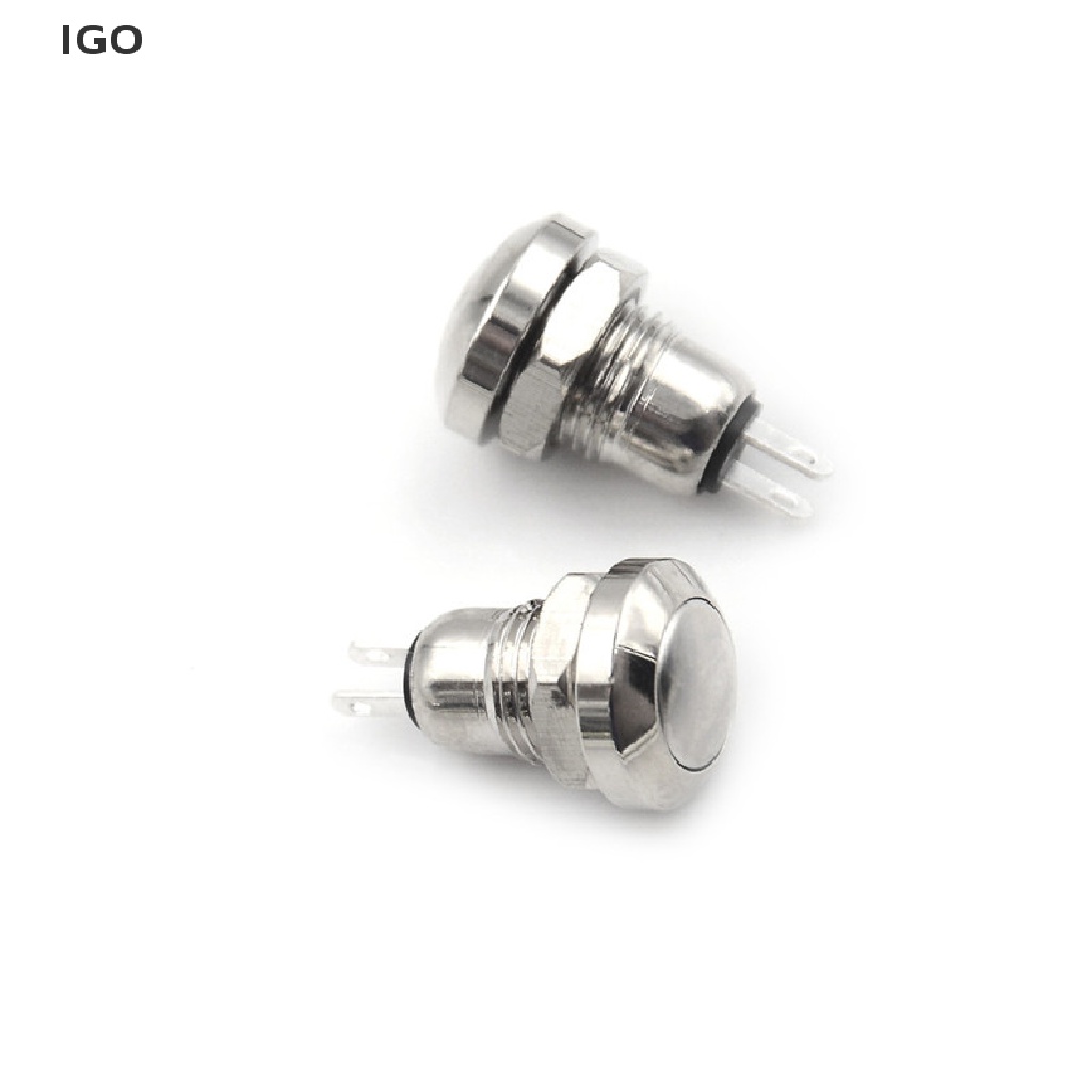 10 Pack 8mm Mini Micro 2-Pin Metal Waterproof Button – Unbranded, For DIY Projects