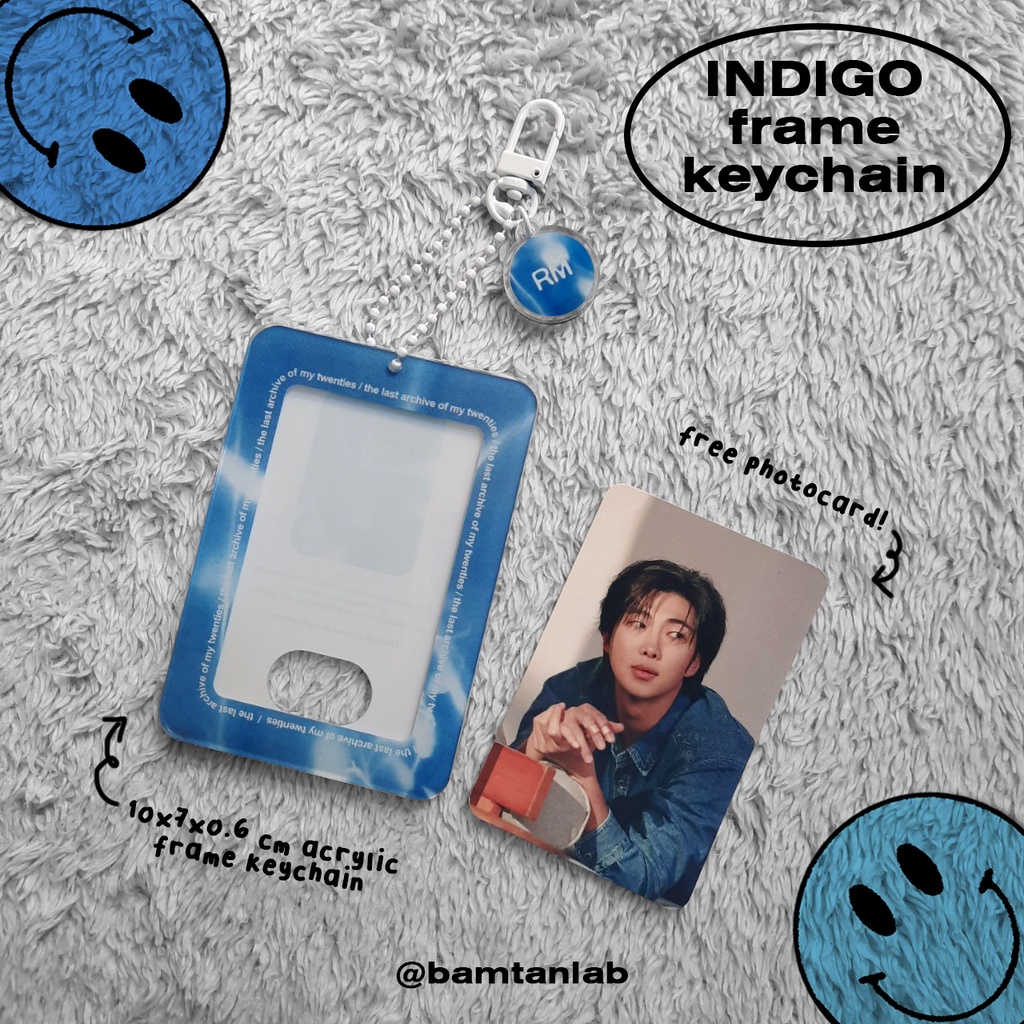 [PRE-ORDER] 'INDIGO' Acrylic FRAME KEYCHAIN / PHOTOCARD POCA HOLDER RM ...