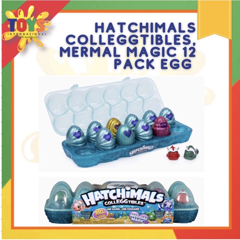 Hatchimals CollEGGtibles Mermal Magic 12 Pack Egg Carton Shopee Philippines