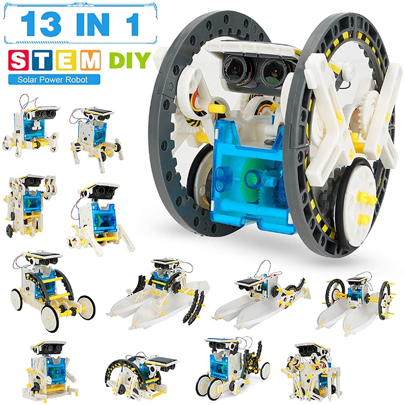 13 In 1 Solar Robot Kits Educational Toys STEM Technology Learning ...