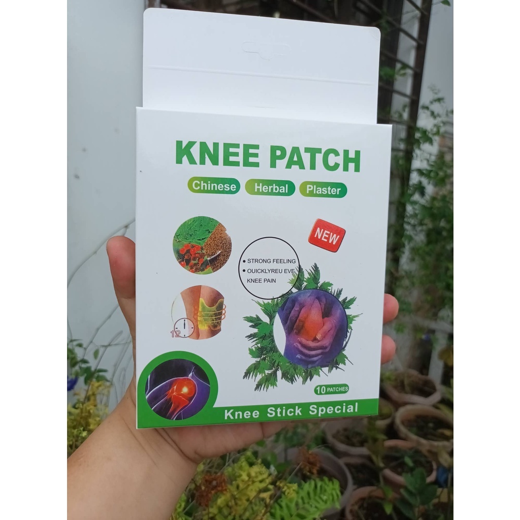 Knee Patch Chinese Herbal Plaster 10 patches (For arthritis and muscle