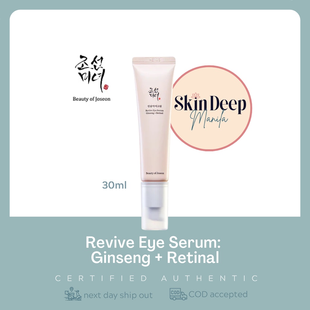 Beauty of Joseon Revive Eye Cream : Ginseng + Retinal 30ml | Shopee ...