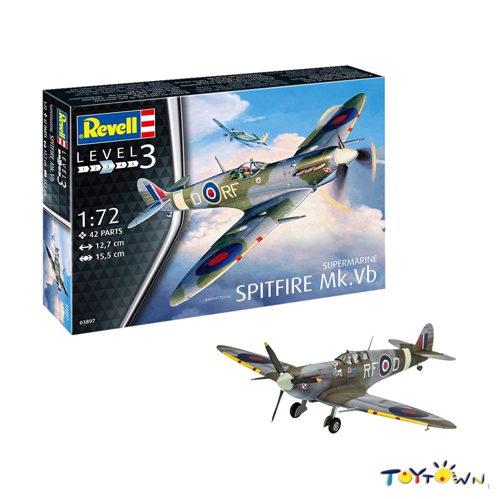 Revell 1:72 Scale Supermarine Spitfire Mk.Vb | Shopee Philippines