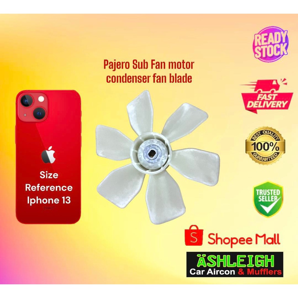 Ashleigh Mitsubishi Pajero Sub Fan Motor Wheel Blade Condenser Car ...