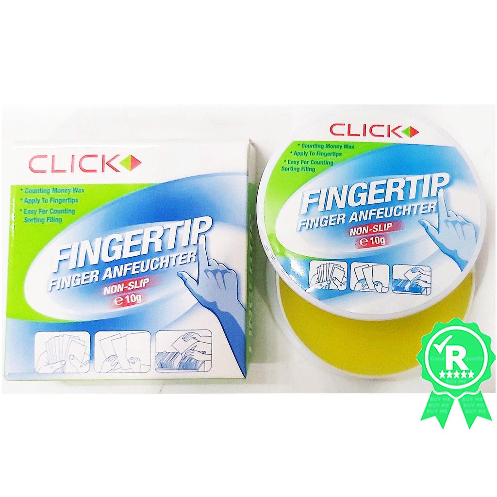Click FingerTip Moistener Money Wax 10 grams Shopee Philippines