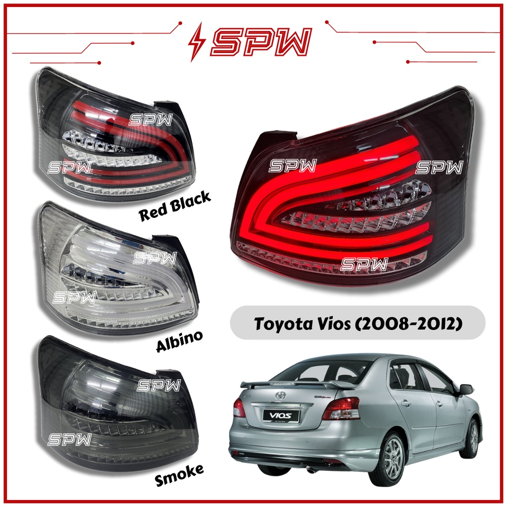 Toyota Vios NCP92 NCP93 (2008-2012) Lamp Tail Light Dynamic LED ...
