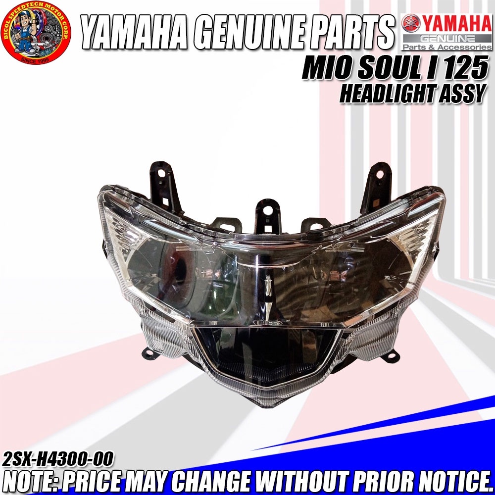 MIO SOUL I 125 HEADLIGHT ASSY (YGP) (GENUINE 2SXH430000) Shopee