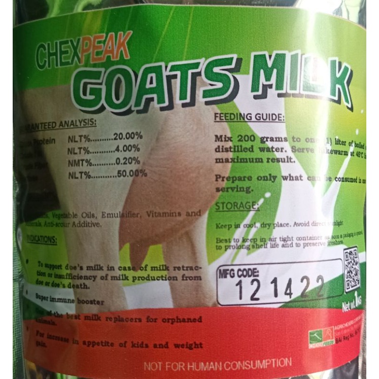 Goats Milk (milk replacer for orphaned animals) 1KG Shopee Philippines