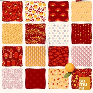 Wrapping Paper Sheets Set Of 6 ,spring Festival Chinese New Year Diy Gift Red  Wrapping Paper,70cm X