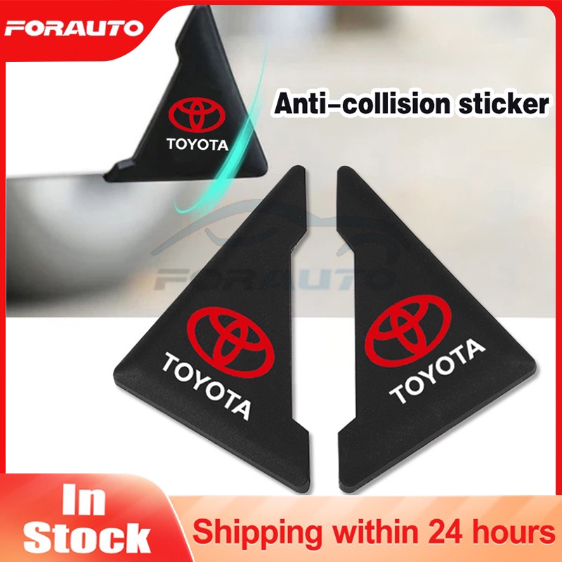 [Ready Stock&COD] 2Pcs/set Car Door Corner Cover Anticollision Anti
